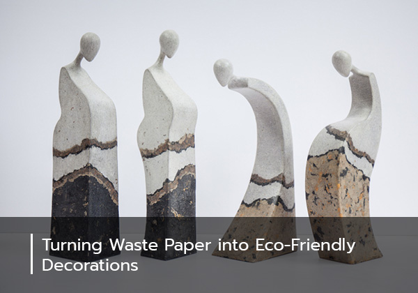 Turning Waste Paper into Eco-Friendly Decorations